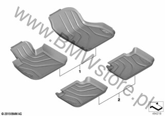 Dywanik tylny na diagramie Floorliner 