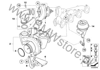 Turbosprężarka na diagramie Turbosprężarka