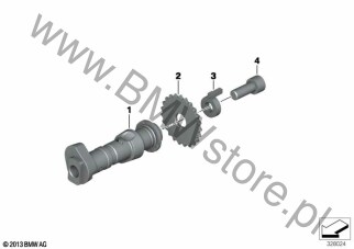 Wałek rozrządu II (11 31 7726741) na diagramie Wałek rozrządu dla BMW A73 A73  ECE