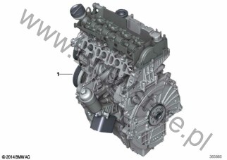 Zespół napędowy silnika dla BMW X4 G02 LCI SAC X4 20dX B47O ECE