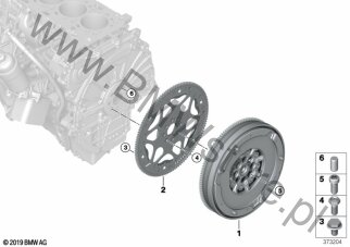 Koło zamachowe dla BMW X4 G02 LCI SAC X4 20dX B47O ECE