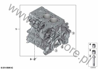Blok silnika dla Mini Countryman F60 LCI Cooper SE ALL4 B38X ECE