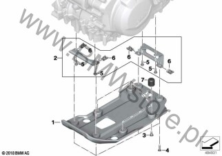 Silnik zabezp.przeciwwjazdowe tw.szt. dla BMW K81 F 900 GS SF ECE