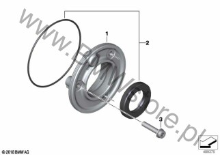 Pokrywa mechanizmu sterującego dla BMW K08 C 400 GT 25 ECE