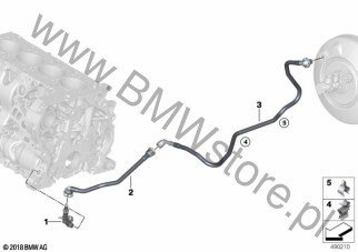 Przewód podciśn. serwomech. ukł. hamulc. dla BMW X4 G02 LCI SAC X4 20dX B47O ECE