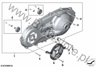 Pokrywa obudowy CVT dla BMW K08 C 400 GT 25 ECE