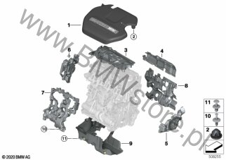 Akustyka silnika dla Mini Countryman F60 LCI Cooper SD B47D ECE