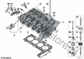 Głowica cylindrów/elementy dod. dla BMW 4' G22 Coupé LCI 420i 1.6 B48M ECE