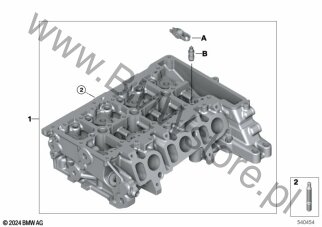 Głowica cylindrowa na diagramie Głowica cylindrowa 