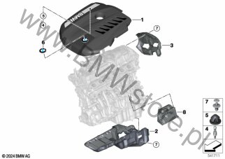 Akustyka silnika dla BMW 3' G20 Saloon LCI Limousine M340i B58N ECE