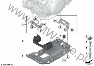 Silnik zabezp.przeciwwjazdowe tw.szt. dla BMW K81 F 900 GS USA