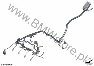 Wiązka przewodów silnika (12 51 7726207) na diagramie Wiązka przewodów silnika dla BMW A15 A15  USA