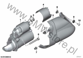 Rozrusznik na diagramie Rozrusznik 