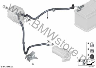 Przewód akumulatora / rozrusznika dla Mini Countryman F60 LCI Cooper D ALL4 B47B ECE