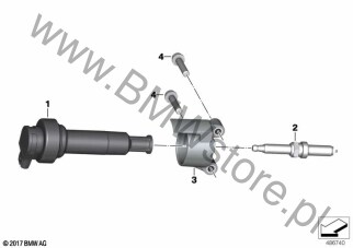 Cewka zapłonowa/świeca zapłonowa dla BMW K08 C 400 GT 25 ECE
