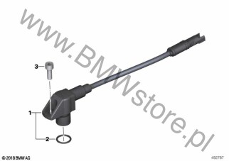 O-Ring (12 72 7694011) na diagramie Czujnik wału korbowego dla BMW A15 A15  USA