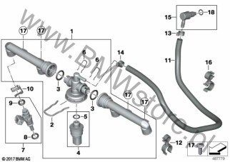 O-Ring na diagramie Zawory i przewody instalacji wtryskowej 