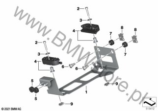Końcówka na diagramie Uchwyt sterownika silnika 