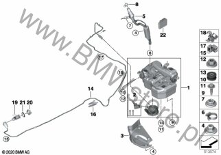 Przewód dozujący na diagramie System SCR 