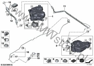 Przewód dozujący na diagramie System SCR 