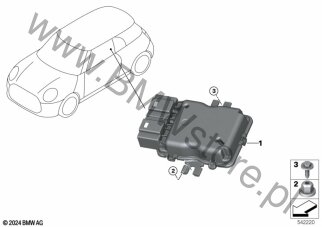 Sterownik pompy paliwowej (16 14 5B36DD9) na diagramie Sterownik pompy paliwowej dla MINI Cabrio F67 Cooper S Cabrio B48N ECE