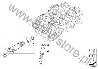 CYLINDER HEAD COVER FOR BMW X5/E70/SAV/F15/F85 X6/E71/E72/SAC/F16/F86  X3/F25