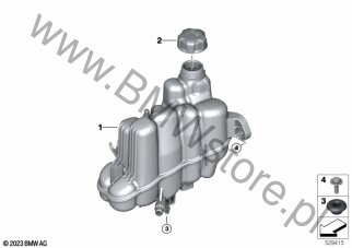 Zbiornik wyrównawczy dla BMW X1L U12 SAV X1 25LiX B48N ECE