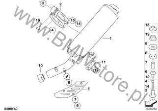 Śruba ISA na diagramie Instalacja tłumika 