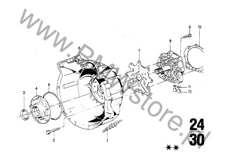 Śruba z podkładką (07 11 9912601) na diagramie ZF 3HP22 Części obudowy/Miska olejowa dla BMW 2500-3.3Li 2500 Limousine ECE