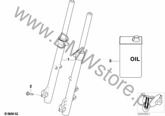 Ramię widełek prawe (31 42 7676382) na diagramie Widełki teleskopowe dla BMW R13  F 650 GS 00  ECE