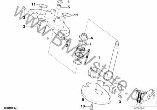 Osłona na diagramie Mostek widełek 