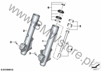 Kpl. uszczelek (31 42 9829344) na diagramie Rurka ślizgowa dla BMW K08  C 400 GT 21  USA