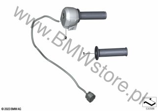 Uchwyt lewy (61 31 8537943) na diagramie Rączki kierownicy dla BMW K01  G 310 RR  ECE