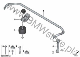 Stabilizator tylny dla BMW X7 G07 SAV X7 40dX B57R ECE