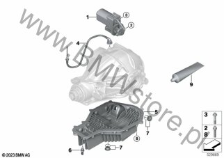 Siln. nast. przekł. tyl. osi / mis. ol. dla BMW X7 G07 LCI SAV BMW ALPINA XB7 S68T ECE