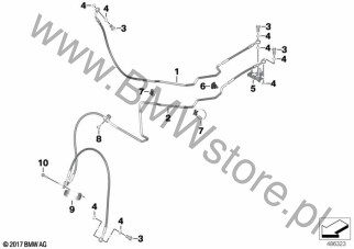 Przewody hamulcowe przednie dla BMW K02 G 310 GS 20 USA