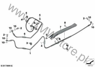 Przewody hamulcowe dla BMW K54 R 1250 RS ECE