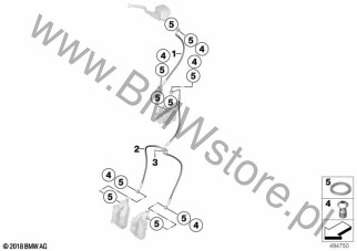 Przewody hamulcowe przednie dla BMW K09 C 400 X 21 ECE