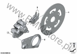 Hamulec tylnego koła dla BMW K06 CE 02 USA