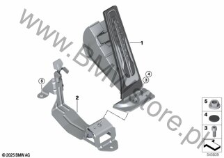 Mech. gazu/Moduł gazu dla BMW i iX I20 LCI SAV iX xDrive60 XE2 ECE