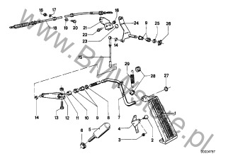 Ogranicznik na diagramie Mech. gazu/Cięgło Bowdena