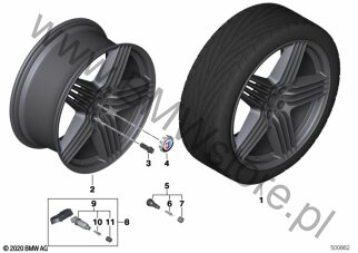 Alpina k.st.l.Dynamic D20 - 21" dla BMW X7 G07 LCI SAV BMW ALPINA XB7 S68T ECE