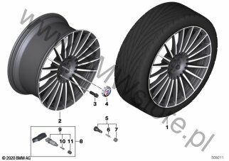 Alpina k.st.l.CS16 - 23" dla BMW X7 G07 LCI SAV BMW ALPINA XB7 S68T ECE