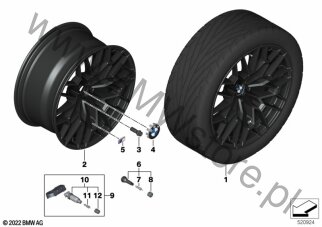 BMW k.st.l. 827M - 19"- 20" dla BMW 4' G82 M4 Coupé LCI M4 CS S58T ECE