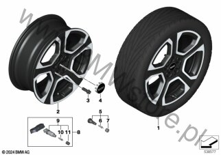 Alufelga MINI HEXAGRAM-Spoke 987 19" dla Mini Aceman J05 SAV Aceman E HC0 ECE