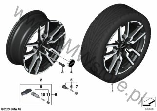 Alufelga MINI JCW LAP-Spoke 989 19" dla Mini Aceman J05 SAV Aceman E HC0 ECE