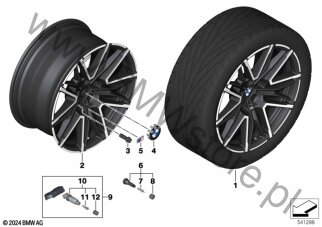BMW ob.s.l. z podw.sz. 951M - 20" / 21" dla BMW 5' G99 M5 Touring M5 S68X ECE