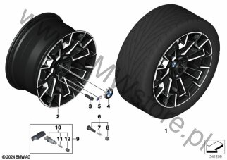 BMW ob.s.l. z podw.sz. 952M - 20" / 21" dla BMW 5' G99 M5 Touring M5 S68X ECE