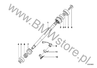 Czujnik Kąta Skrętu - 32306793632 / 32 30 6 793 632 - Zastosowanie