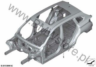Szkielet karoserii dla BMW X1 F48 LCI SAV X1 25eX B38X ECE